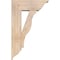 Ekena Millwork Funston Traditional Smooth Bracket w/ Offset Brace, Douglas Fir, 7 1/2"W x 20"D x 32"H BKT0806X20X32FST01SDF - alternate 3